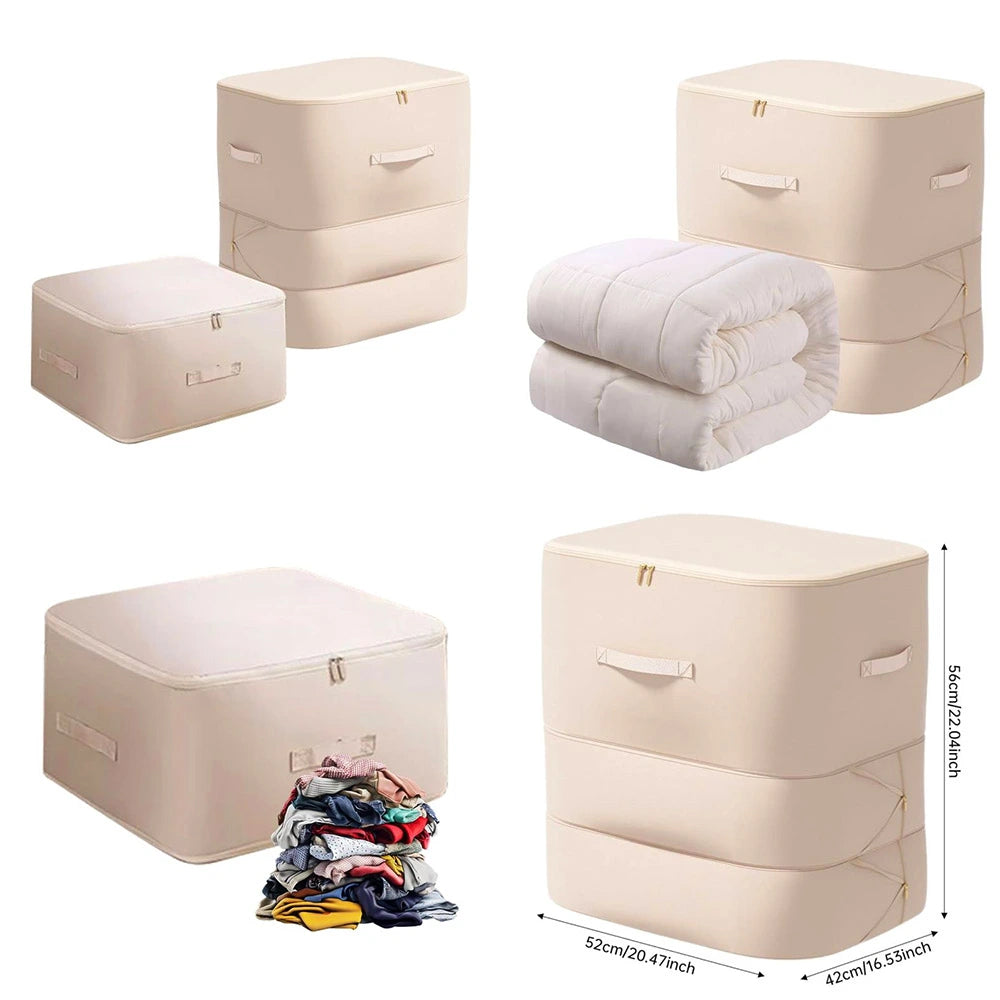 Self-Compression Storage Bags – Ultra Space Saving Comforter & Clothes Organizer