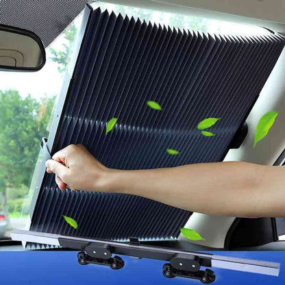 Auto universal car retractable windshield sun shade