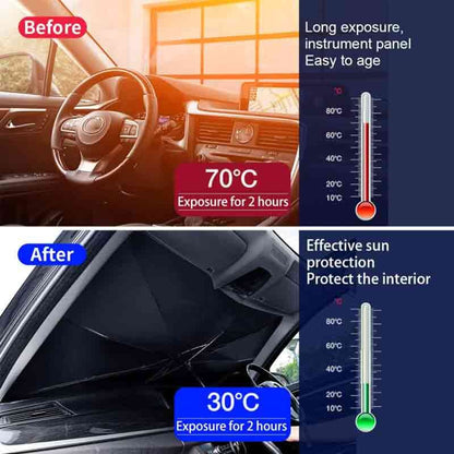 Car Windshield Sun Shade Foldable Umbrella