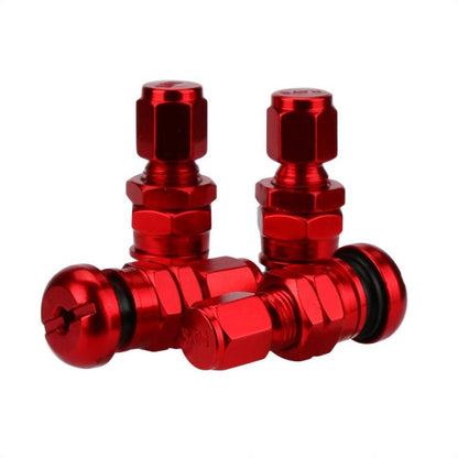 Aluminum Car Tubeless Wheel Tire Valve Stems With Dust Caps