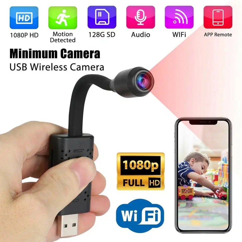 Usb gnoose neck wifi camera app v380 pro hd 1080p 2mp