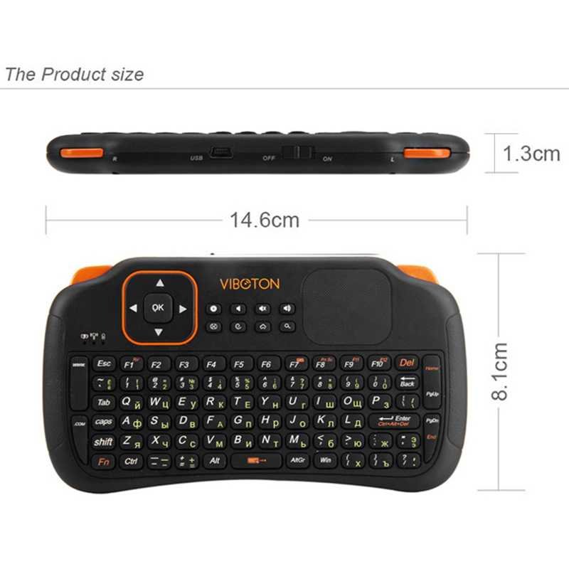 Viboton touch pad wireless keyboard mouse s1 new