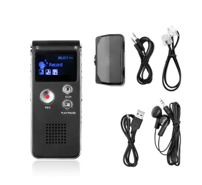 8GB Stereo Digital Audio Voice Recorder