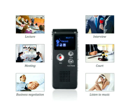 8GB Stereo Digital Audio Voice Recorder