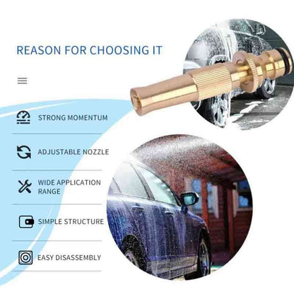 Smart Metal Waterjet High-Pressure Spray Nozzle for Car and Garden