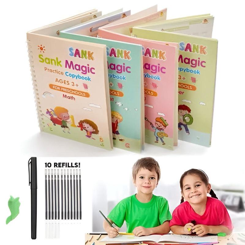 Sank Magic Book  pack of 4 With  10 refil & pen