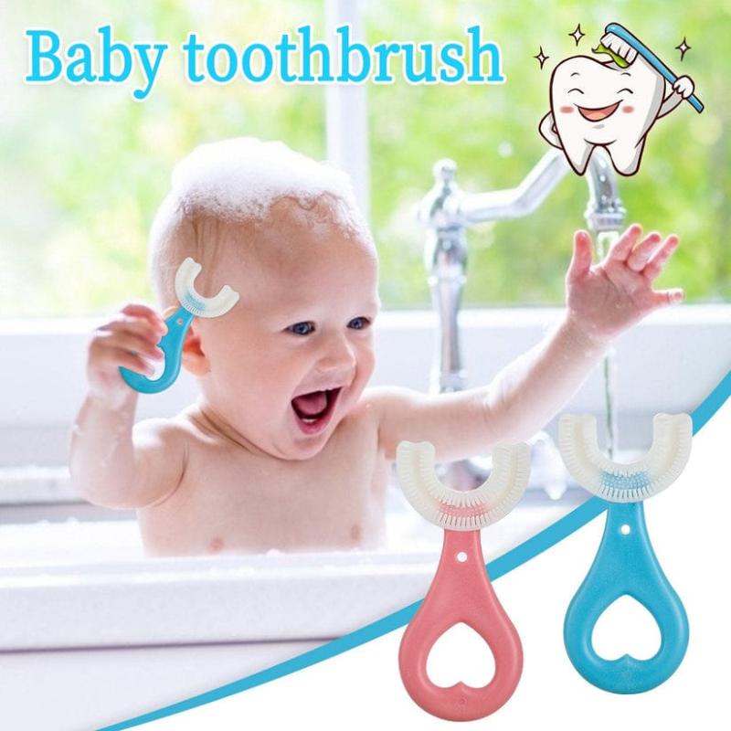 U-Shaped Whole Mouth Massage Toothbrush for Kids