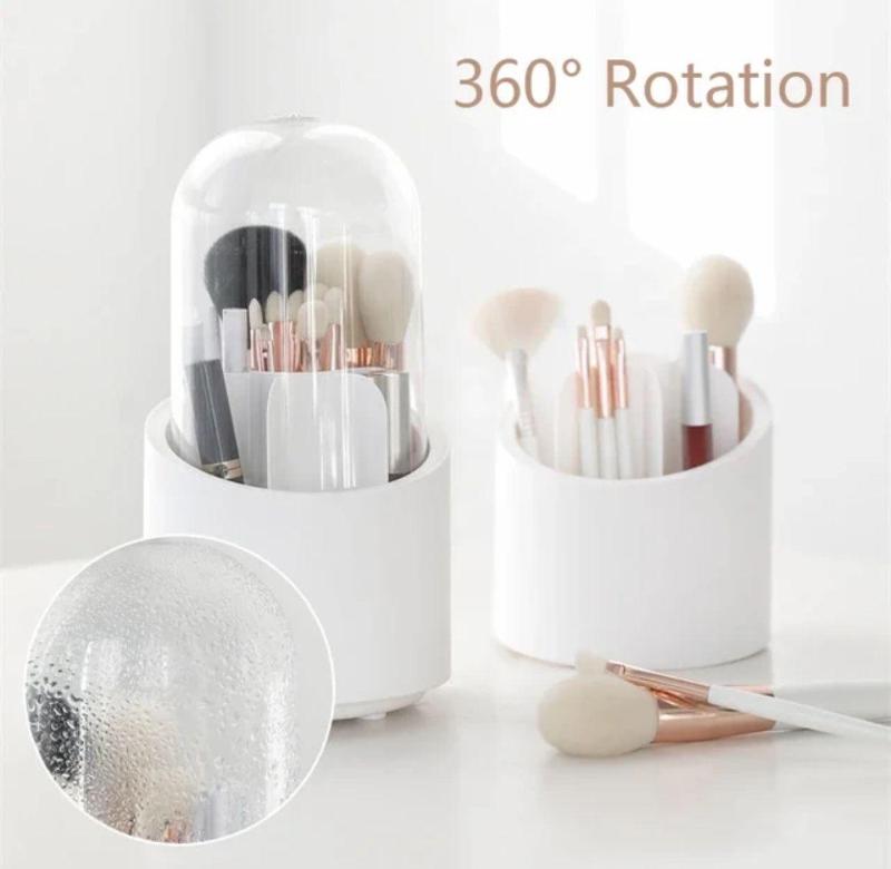 Rotating Brush Holder & Makeup Organiser