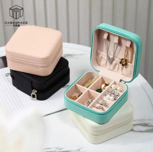 Mini Leather Jewellery Organizer Box