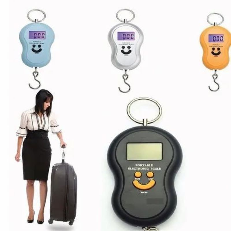 "Portable Digital Luggage Scale – Hand Carry Suitcase Weight Checker"