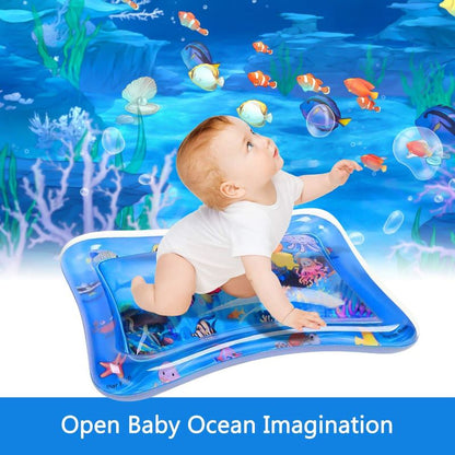 Inflatable Tummy Time Water Play Mat – Baby Water Pad for Infants & Toddlers (69×50×8 CM)