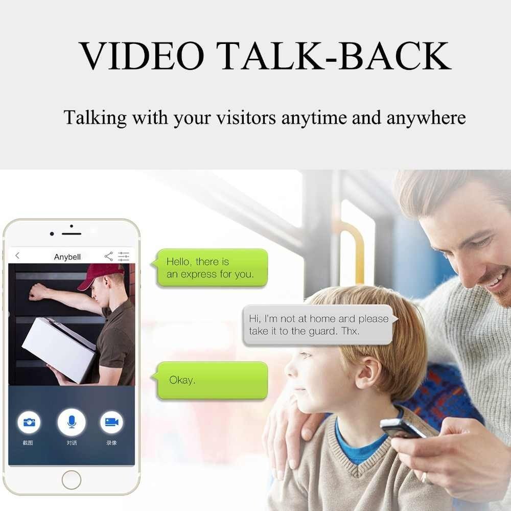 Doorbell ip wireless with camera ios and android