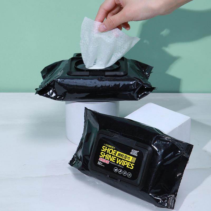 Shoe Shine Wipes 80pcs Set