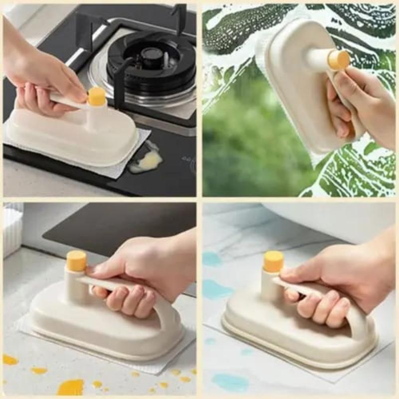 Magic Brush & Replaceable Disposable Magic Cloth, Replaceable Magic Brush Powerful Cleaning Cloth