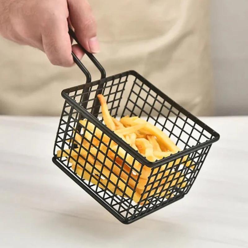 Mini Square Iron Fries Basket