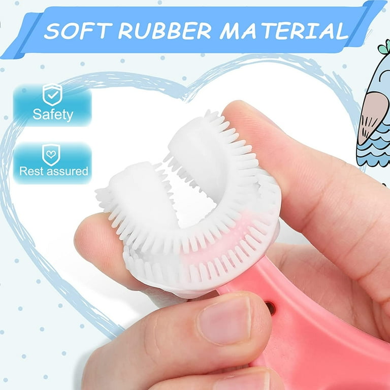 U-Shaped Whole Mouth Massage Toothbrush for Kids