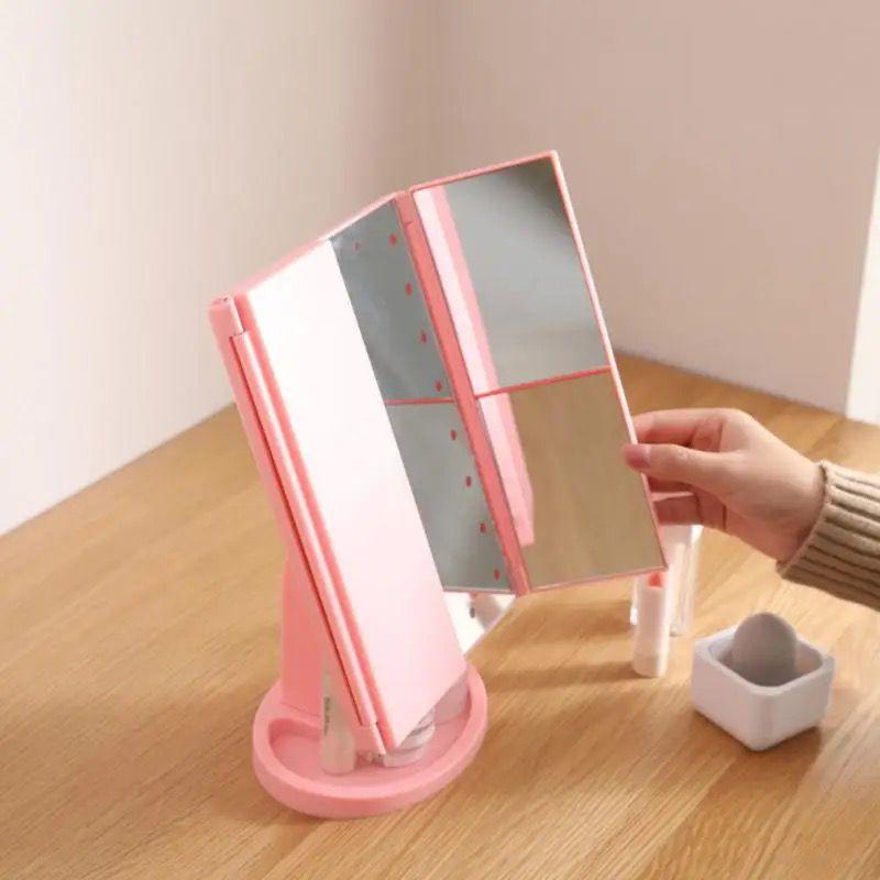 Touch Sensor Foldable Led Mirror (Usb and Cell operated)