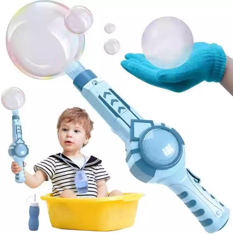 Elastic Smog Bubble Machine with Bubble Water Bubble Wand Girl Heart Toy