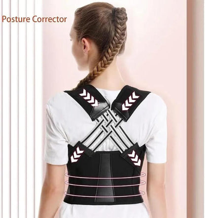 Adjustable Back Posture Belt: Unisex Posture Corrector for Office, Home & Gym