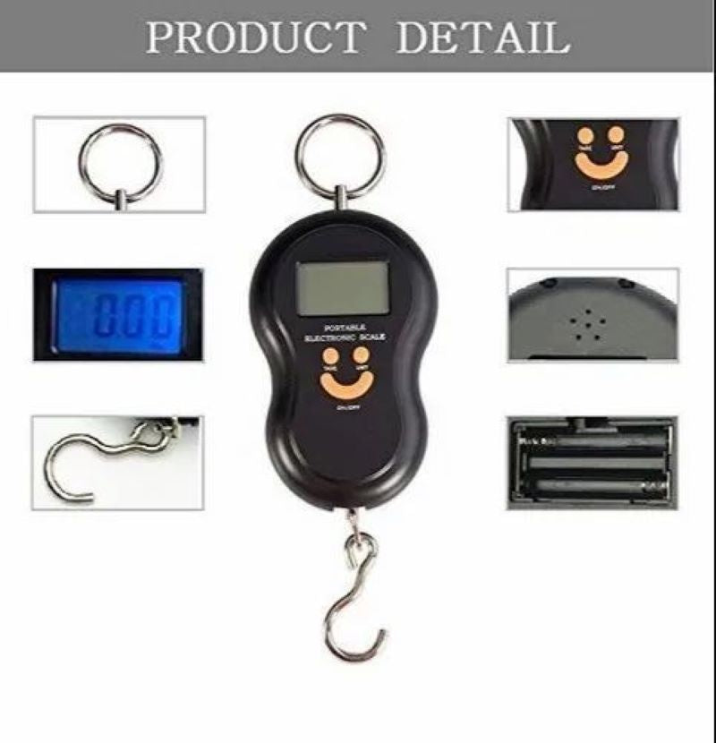 "Portable Digital Luggage Scale – Hand Carry Suitcase Weight Checker"