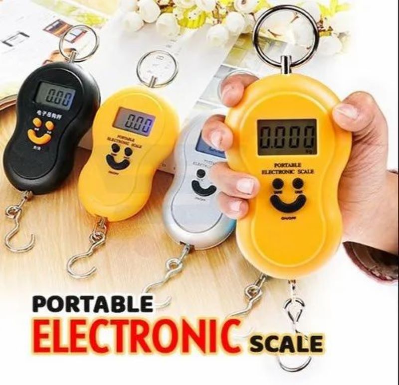 "Portable Digital Luggage Scale – Hand Carry Suitcase Weight Checker"