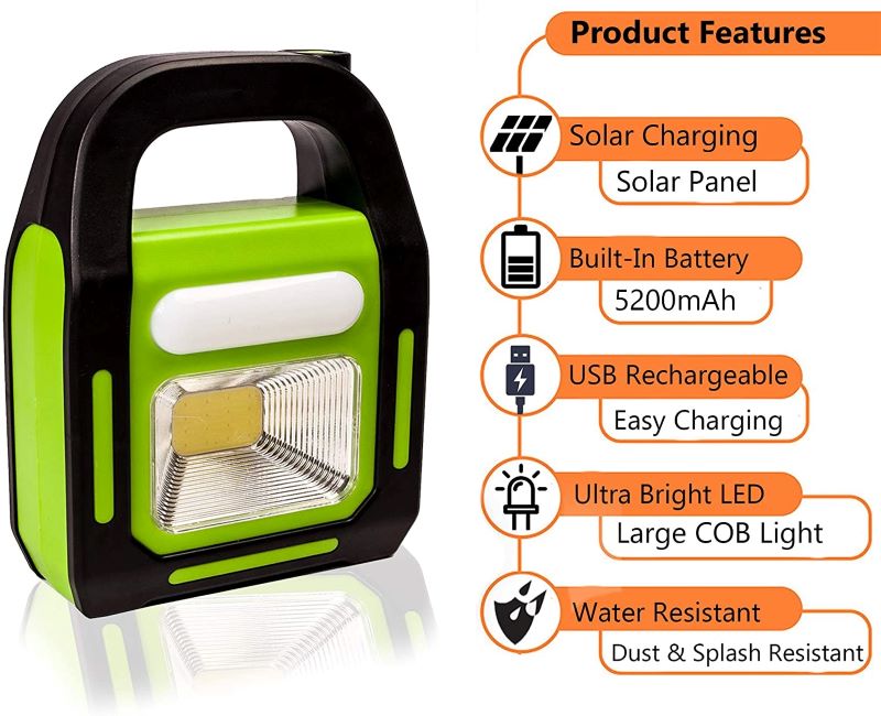 Rechargeable Solar Camping Light