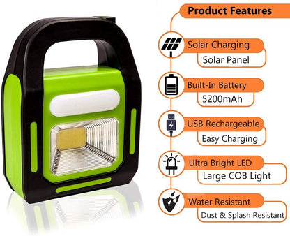 Rechargeable Solar Camping Light