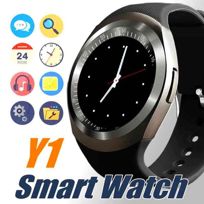 Smart watch y1 for ios and android with camera