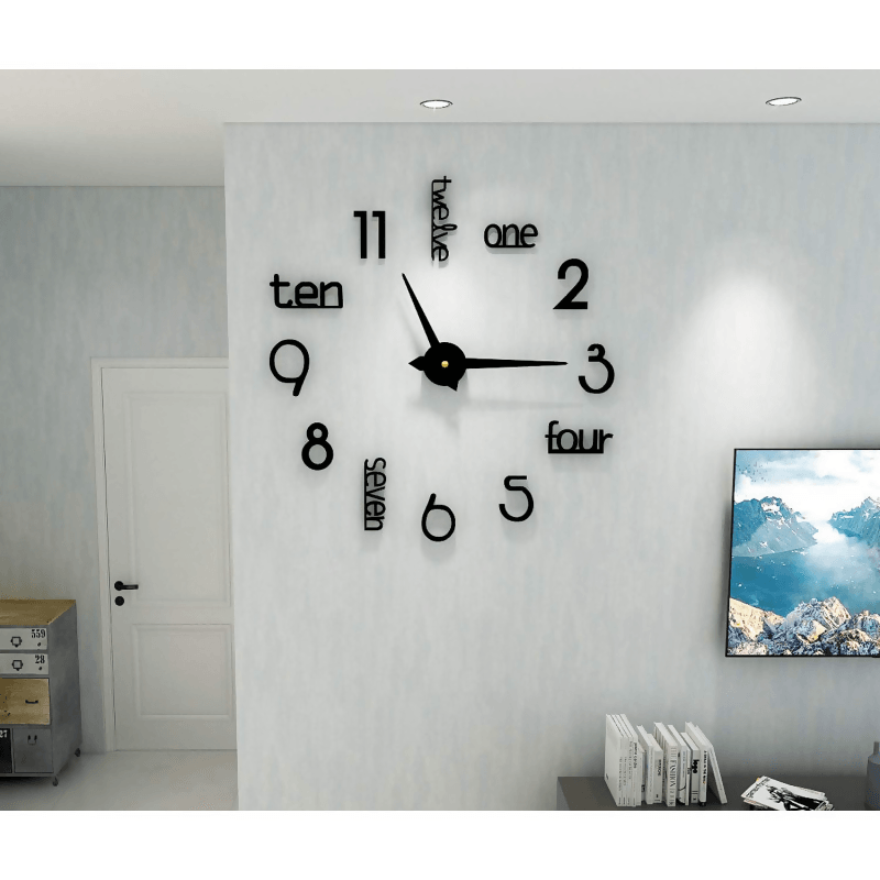 Wooden wall clock 3d cg-11