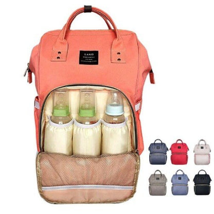 Multi-function waterproof travel and diaper backpack