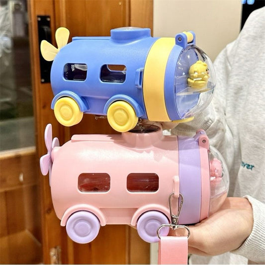 School Bus Water Bottle