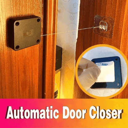 Ultra Quiet Automatic Door Closer with String