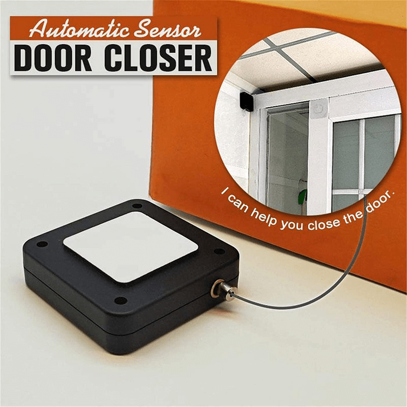 Ultra Quiet Automatic Door Closer with String