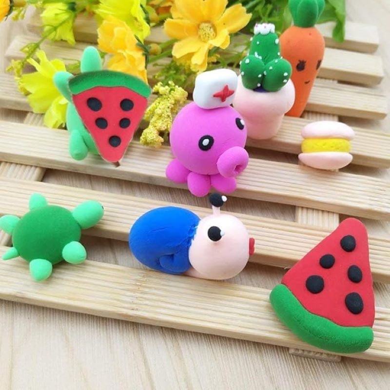 Colorful Air Dry Clay Set  12 Non-Toxic Clays + Sculpting Tools for Kids Art Projects