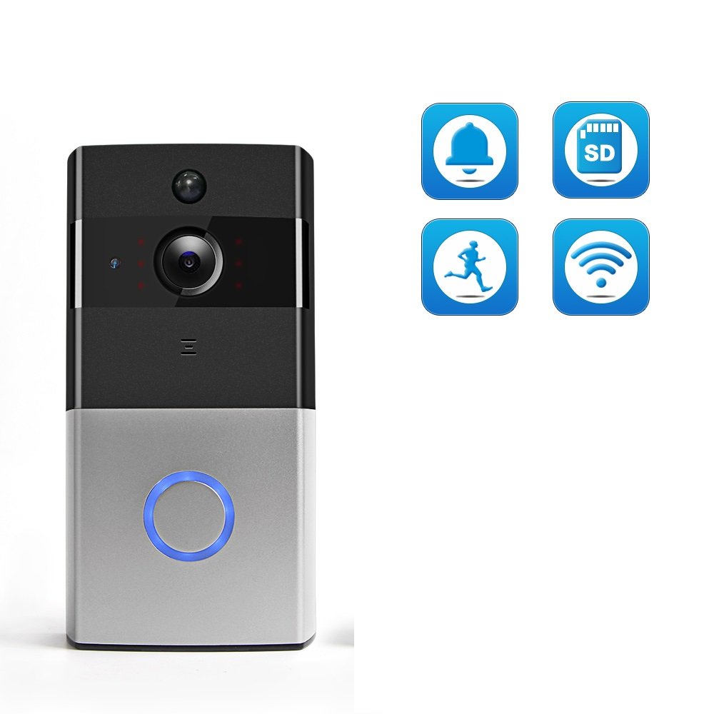 Doorbell ip wireless with camera ios and android