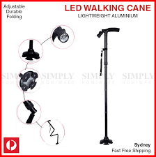 Safety Walking Stick with Alarm - Lighted Walking Cane