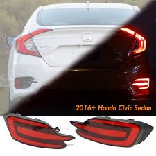 Honda civic 2016 2017 led brake lights rear bumper