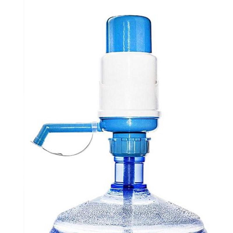 Drinking water pump dispenser for 19 litre bottle - t - pump water cans - blue & white