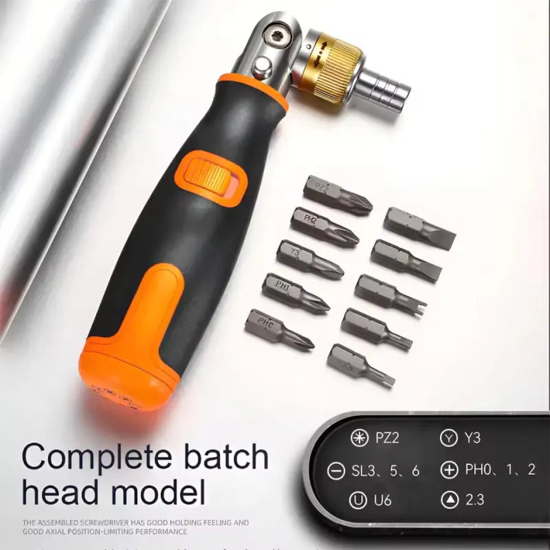 Multifunction Ratchet Screwdriver Set 10 in 1 Corner Capable