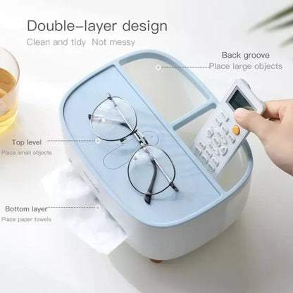 Multifunctional Tissue Box Cover & Tools