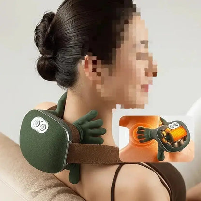 Electric Neck Shoulder Massager Deep Tissue Heat Therapy