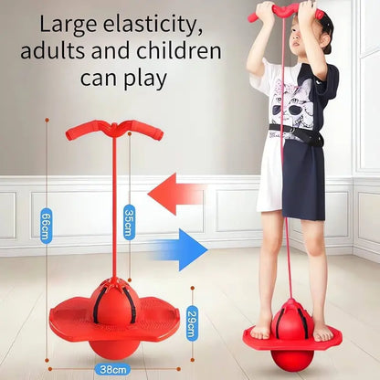 Jumping ball with handle kids fitness hopper ball