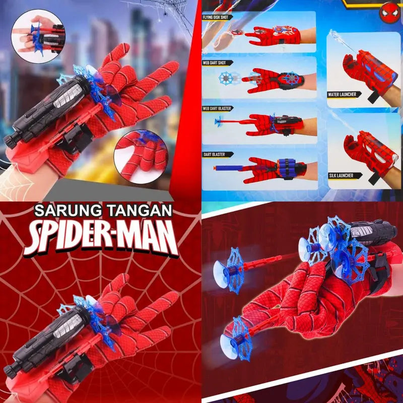 Amazing spiderman costume shooter love toy