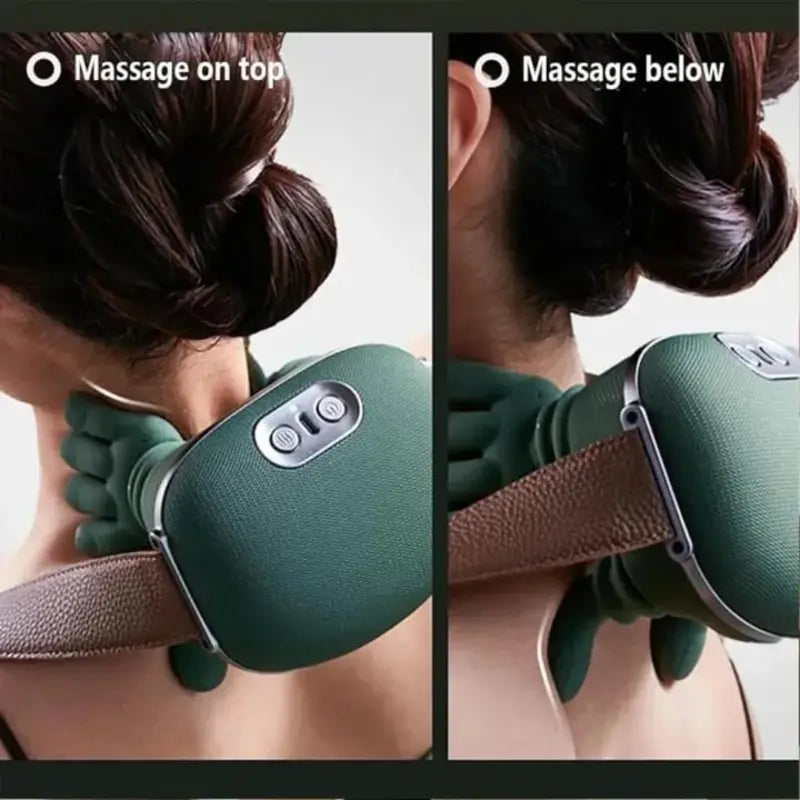 Electric Neck Shoulder Massager Deep Tissue Heat Therapy
