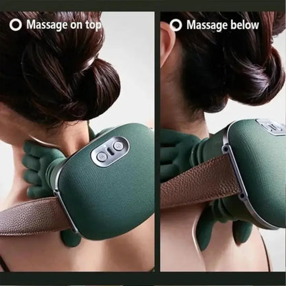 Electric Neck Shoulder Massager Deep Tissue Heat Therapy