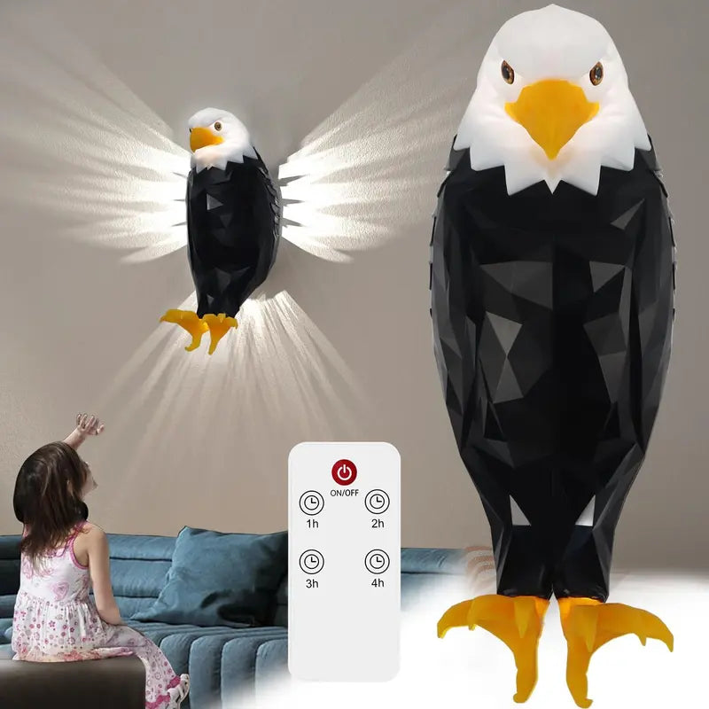 Eagle wall lamp box packing with remote