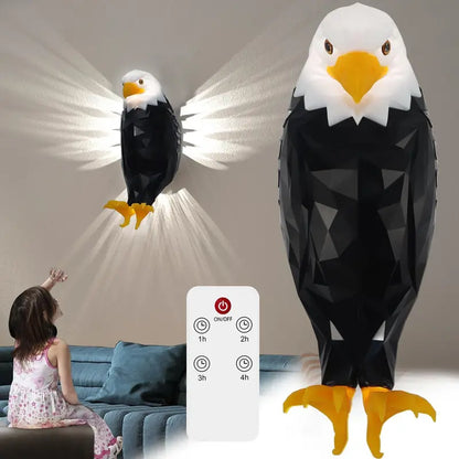 Eagle wall lamp box packing with remote