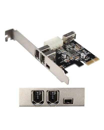 Pci e express fire wire card 4 pin and 6 pin 1394