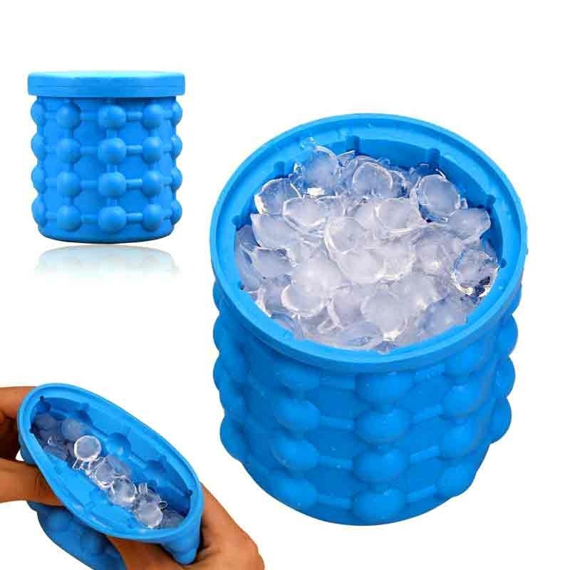 The original ice genie ice cube maker! space saving ice cube maker, holds up to 120 ice cubes