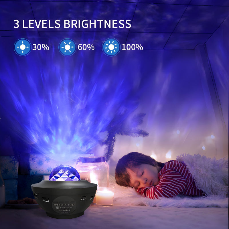 LED Star Lights Bluetooth Speaker with remote control